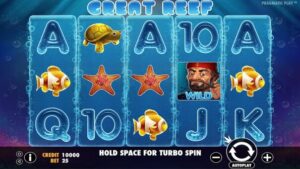 Không giống với game Bắn cá đổi thưởng dưới đại dương, Great Reef Slot là một tựa game slot có vô số kho báu khổng lồ đang chờ đợi người chơi khám phá bao gồm đồ trang sức, tiền vàng và các vật phẩm có giá trị. Trò chơi có 5 cuộn và 3 hàng cùng 25 dòng thanh toán, bên dưới cuộn slot là một số nút hình bong bóng cho phép người chơi lựa chọn số lượng hàng thanh toán mà mình muốn đặt cược cũng như giá trị cược. Hãy đến FUN88 trò chơi trực tuyến để biết thêm thông tin nhé .